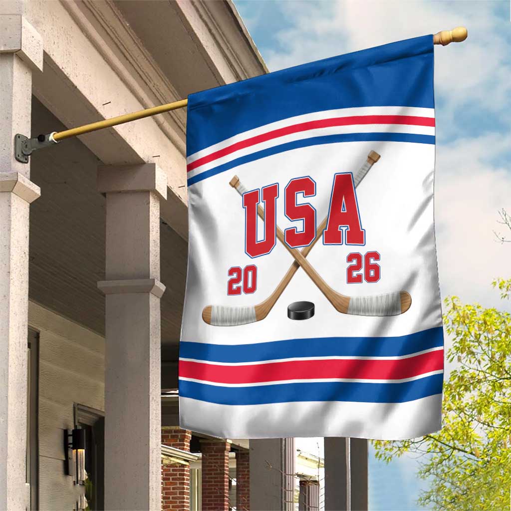 USA Ice Hockey Garden Flag Let’s Go Champions