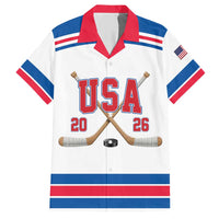 Custom USA Ice Hockey Hawaiian Shirt Let’s Go Champions