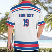 Custom USA Ice Hockey Hawaiian Shirt Let’s Go Champions