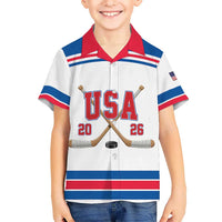 Custom USA Ice Hockey Hawaiian Shirt Let’s Go Champions