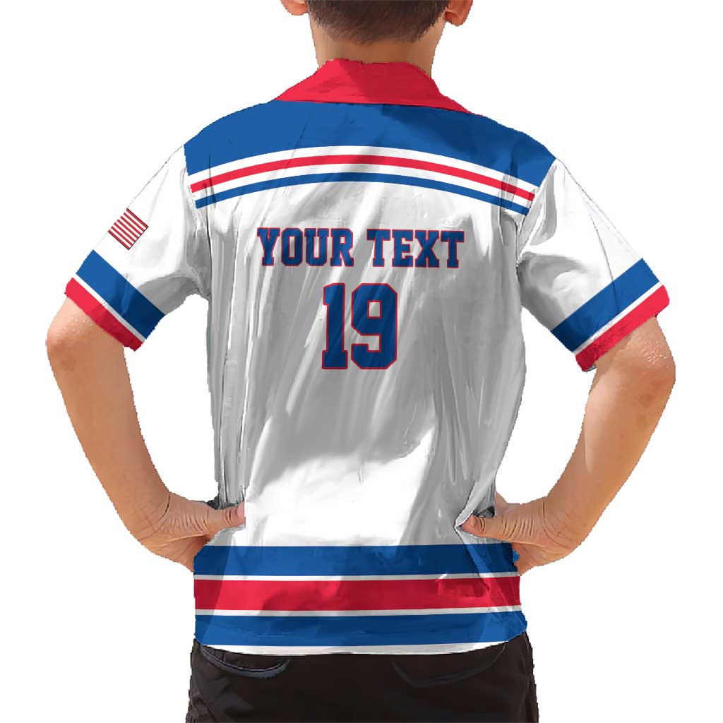 Custom USA Ice Hockey Hawaiian Shirt Let’s Go Champions