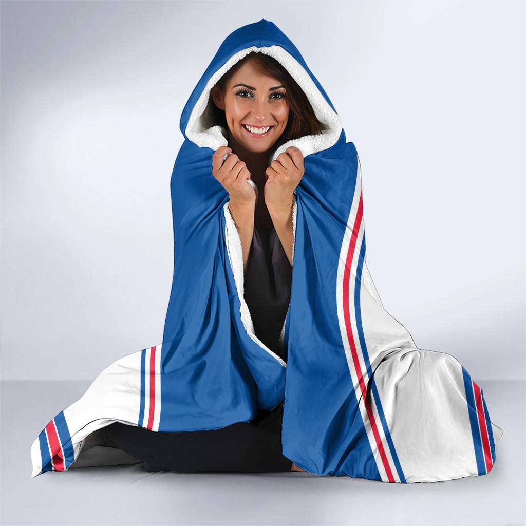 USA Ice Hockey Hooded Blanket Let’s Go Champions