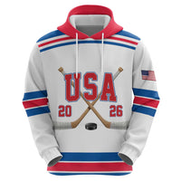 Custom USA Ice Hockey Hoodie Let’s Go Champions