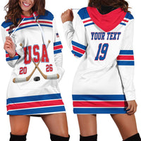 Custom USA Ice Hockey Hoodie Dress Let’s Go Champions
