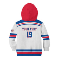 Custom USA Ice Hockey Kid Hoodie Let’s Go Champions
