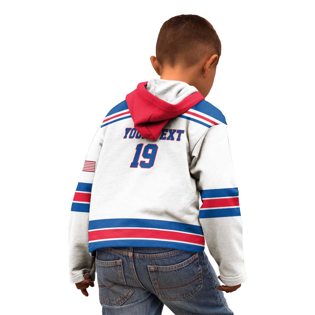 Custom USA Ice Hockey Kid Hoodie Let’s Go Champions