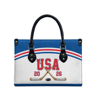 USA Ice Hockey Leather Bag Let’s Go Champions
