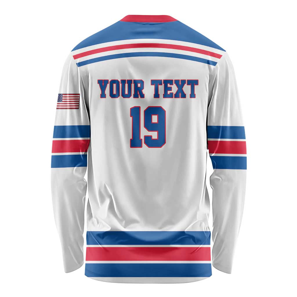Custom USA Ice Hockey Long Sleeve Shirt Let’s Go Champions