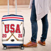 USA Ice Hockey Luggage Cover Let’s Go Champions