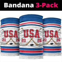 USA Ice Hockey Neck Gaiter Let’s Go Champions
