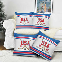 USA Ice Hockey Pillow Cover Let’s Go Champions