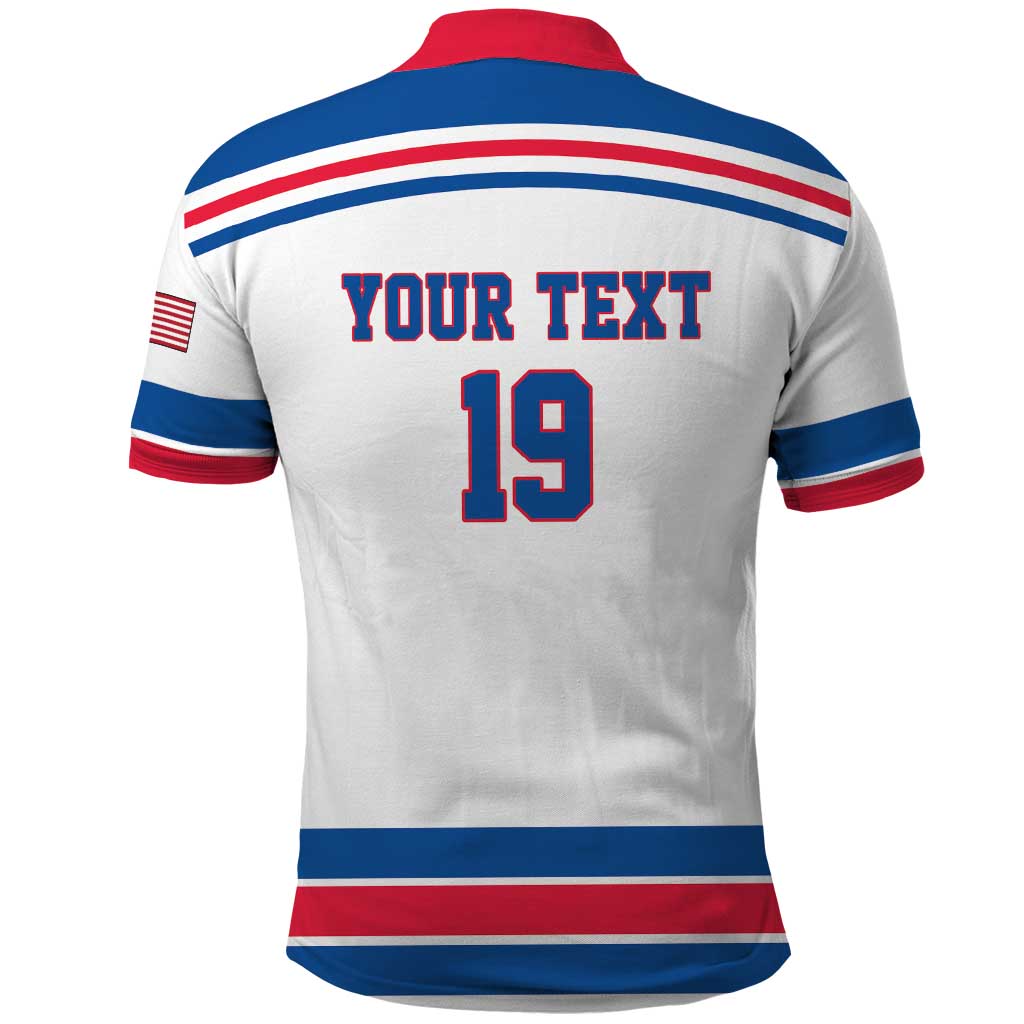 Custom USA Ice Hockey Polo Shirt Let’s Go Champions