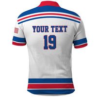 Custom USA Ice Hockey Polo Shirt Let’s Go Champions