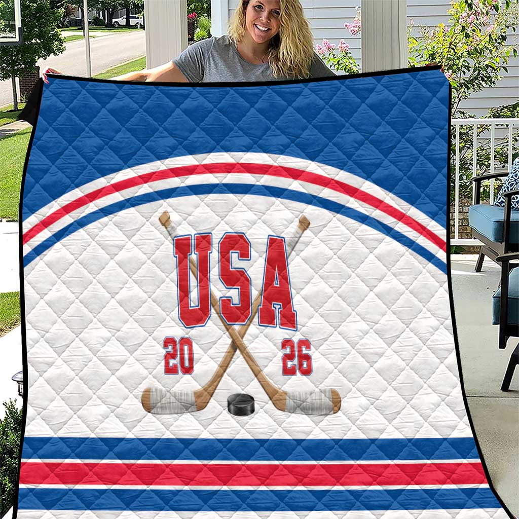 USA Ice Hockey Quilt Let’s Go Champions