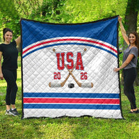 USA Ice Hockey Quilt Let’s Go Champions