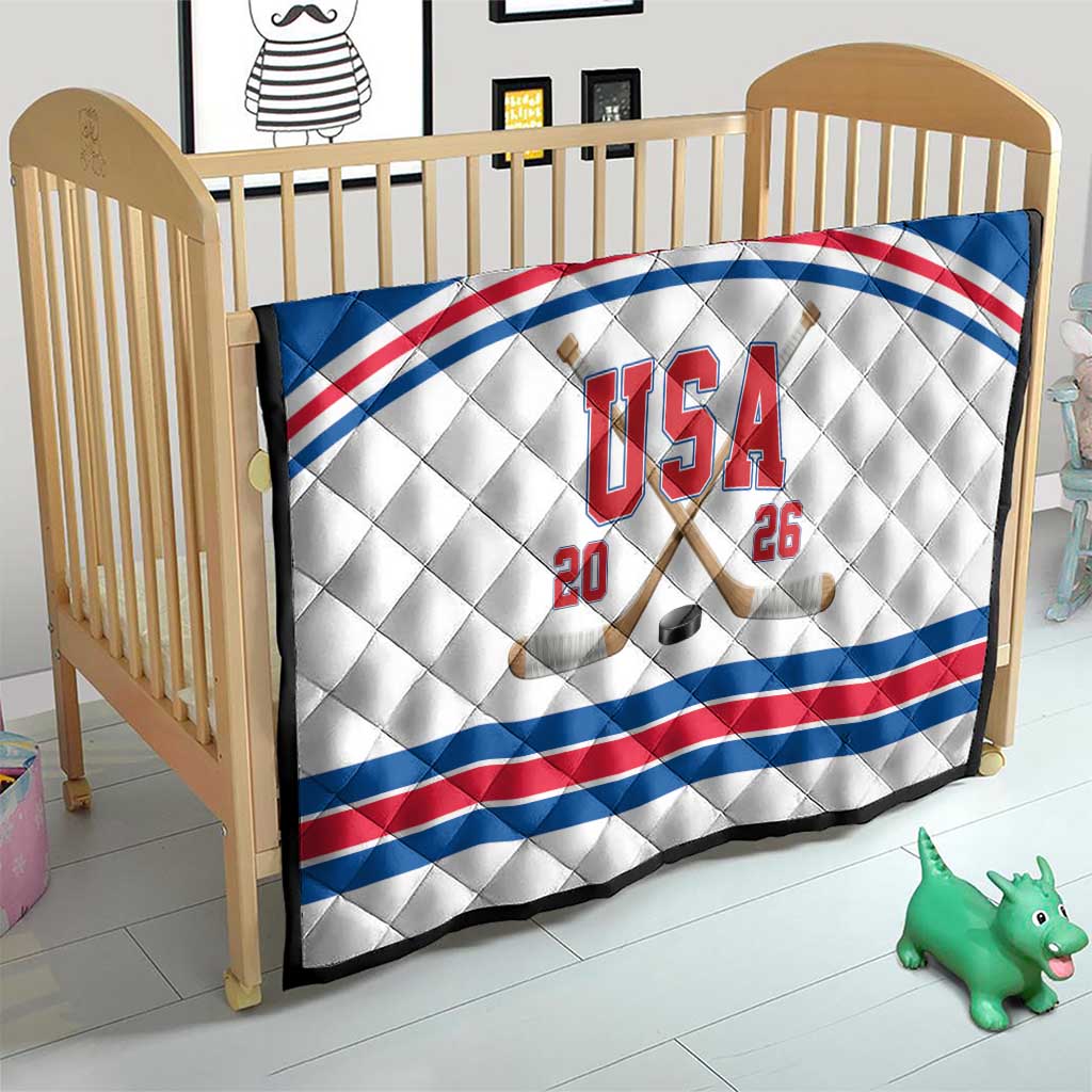 USA Ice Hockey Quilt Let’s Go Champions
