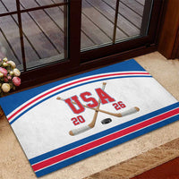 USA Ice Hockey Rubber Doormat Let’s Go Champions