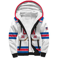 Custom USA Ice Hockey Sherpa Hoodie Let’s Go Champions