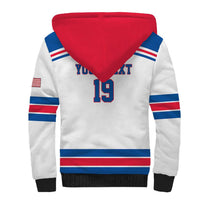 Custom USA Ice Hockey Sherpa Hoodie Let’s Go Champions