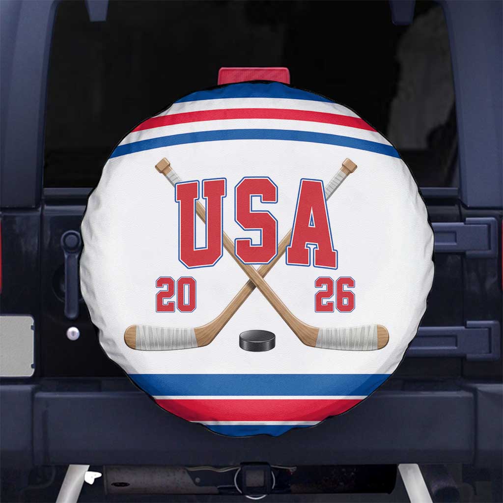 USA Ice Hockey Spare Tire Cover Let’s Go Champions