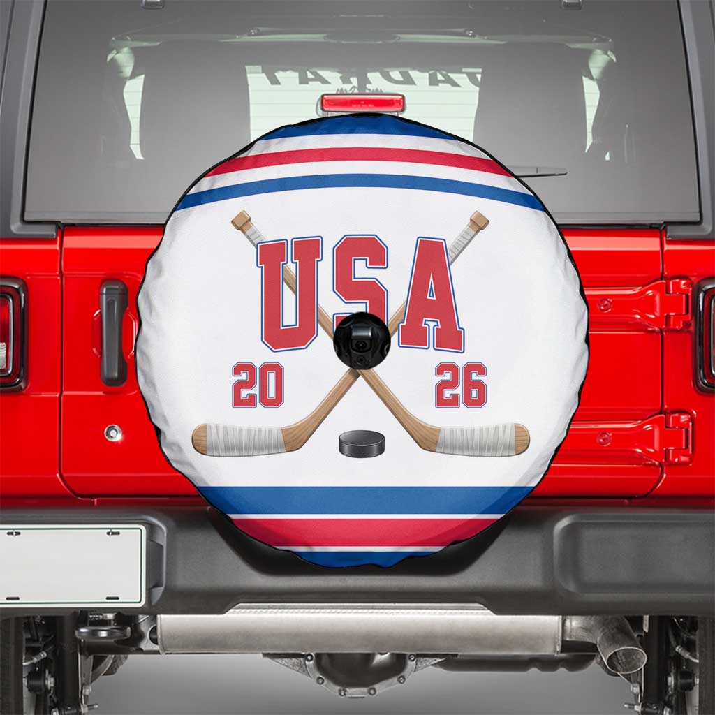 USA Ice Hockey Spare Tire Cover Let’s Go Champions