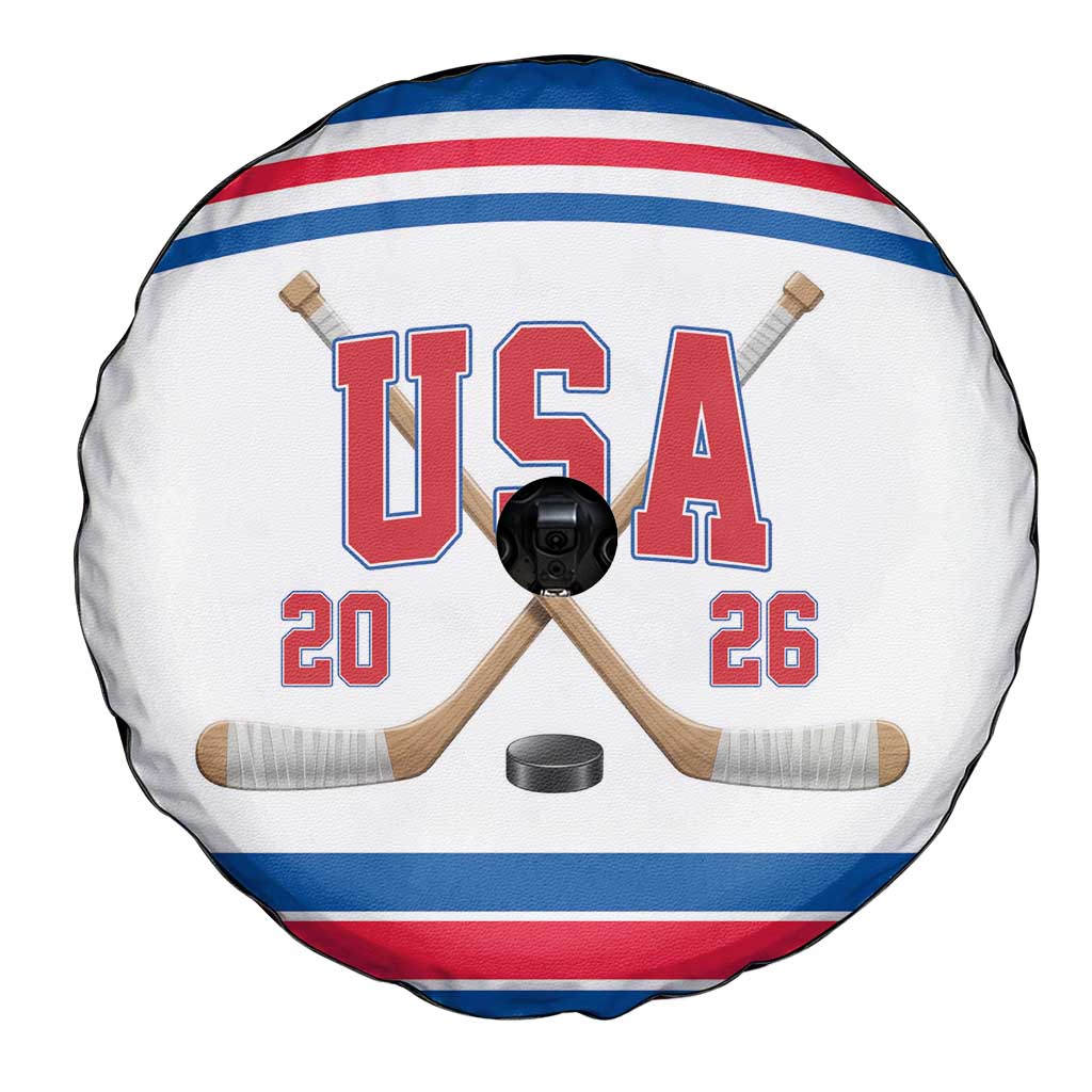USA Ice Hockey Spare Tire Cover Let’s Go Champions