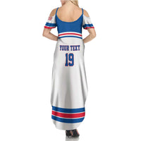 Custom USA Ice Hockey Summer Maxi Dress Let’s Go Champions
