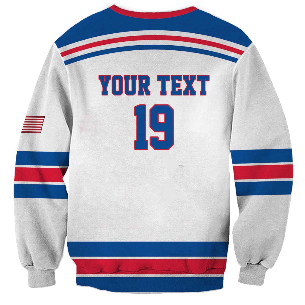 Custom USA Ice Hockey Sweatshirt Let’s Go Champions