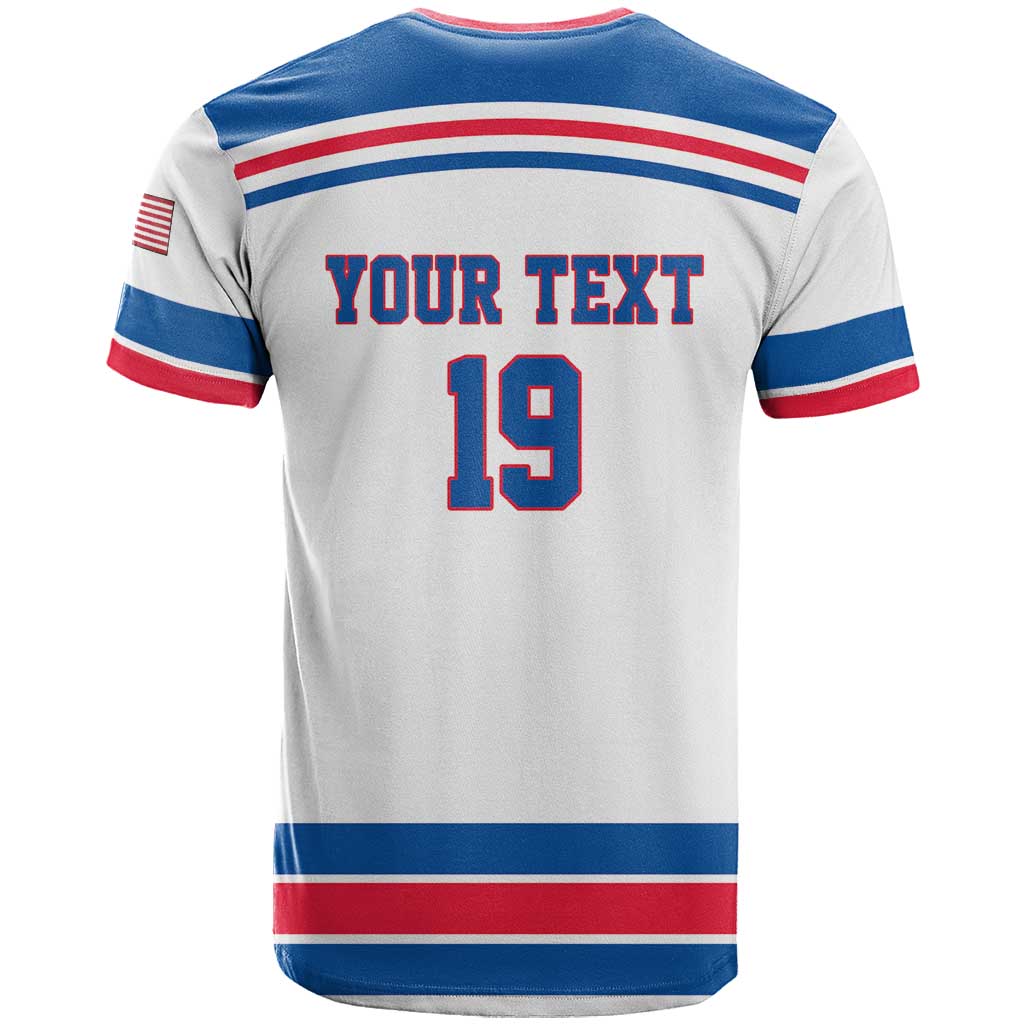 Custom USA Ice Hockey T Shirt Let’s Go Champions