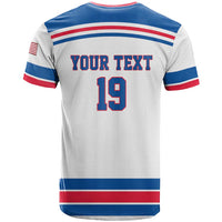 Custom USA Ice Hockey T Shirt Let’s Go Champions