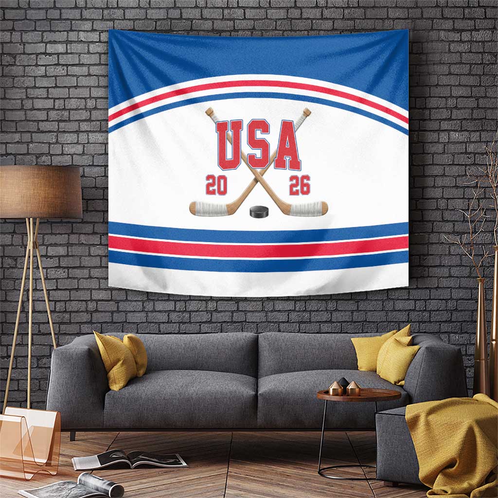 USA Ice Hockey Tapestry Let’s Go Champions