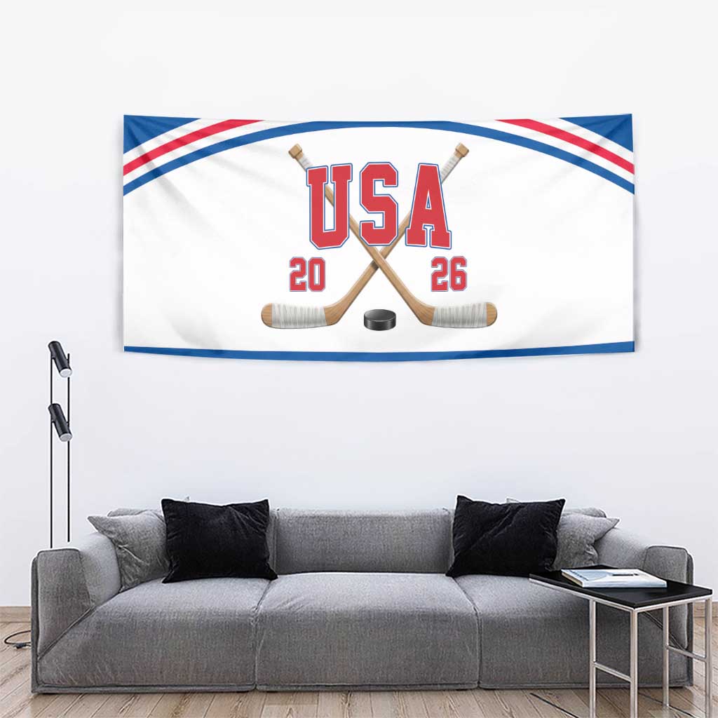 USA Ice Hockey Tapestry Let’s Go Champions