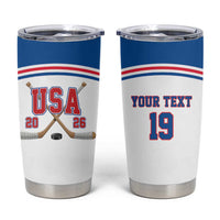 Custom USA Ice Hockey Tumbler Cup Let’s Go Champions