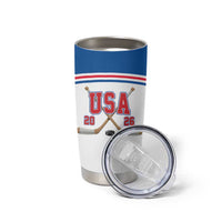 Custom USA Ice Hockey Tumbler Cup Let’s Go Champions