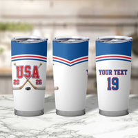 Custom USA Ice Hockey Tumbler Cup Let’s Go Champions