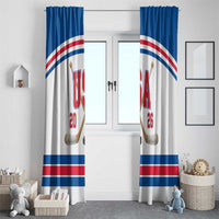 USA Ice Hockey Window Curtain Let’s Go Champions