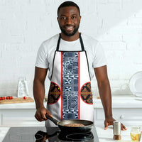 Cameroon Traditional Toghu Pattern Apron African Tribal Ndop Geometric Design