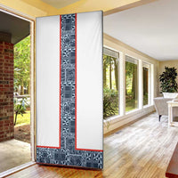 Cameroon Traditional Toghu Pattern Door Cover African Tribal Ndop Geometric Design