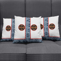 Cameroon Traditional Toghu Pattern Pillow Cover African Tribal Ndop Geometric Design