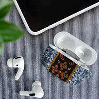 Cameroon Bamileke Toghu Pattern AirPods Case Bamenda Royal Cultural Design