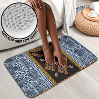 Cameroon Bamileke Toghu Pattern Bathroom Set Bamenda Royal Cultural Design