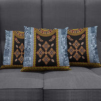 Cameroon Bamileke Toghu Pattern Pillow Cover Bamenda Royal Cultural Design