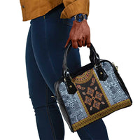 Cameroon Bamileke Toghu Pattern Shoulder Handbag Bamenda Royal Cultural Design