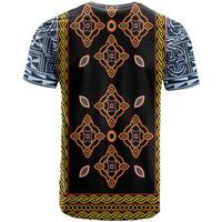 Cameroon Bamileke Toghu Pattern T shirt Bamenda Royal Cultural Design
