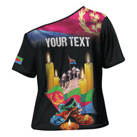 Personalized Eritrea Martyrs Day Cross Shoulder Shirt Eritrea EPLF Honoring Shida Heroes