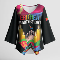Personalized Eritrea Martyrs Day Kimono Sleeve Blouse Eritrea EPLF Honoring Shida Heroes
