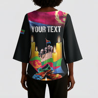 Personalized Eritrea Martyrs Day Kimono Sleeve Blouse Eritrea EPLF Honoring Shida Heroes