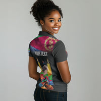 Personalized Eritrea Martyrs Day Women Polo Shirt Eritrea EPLF Honoring Shida Heroes