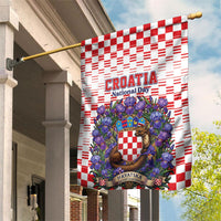 Croatia National Day Garden Flag Croatian Kuna Heritage Iris Floral