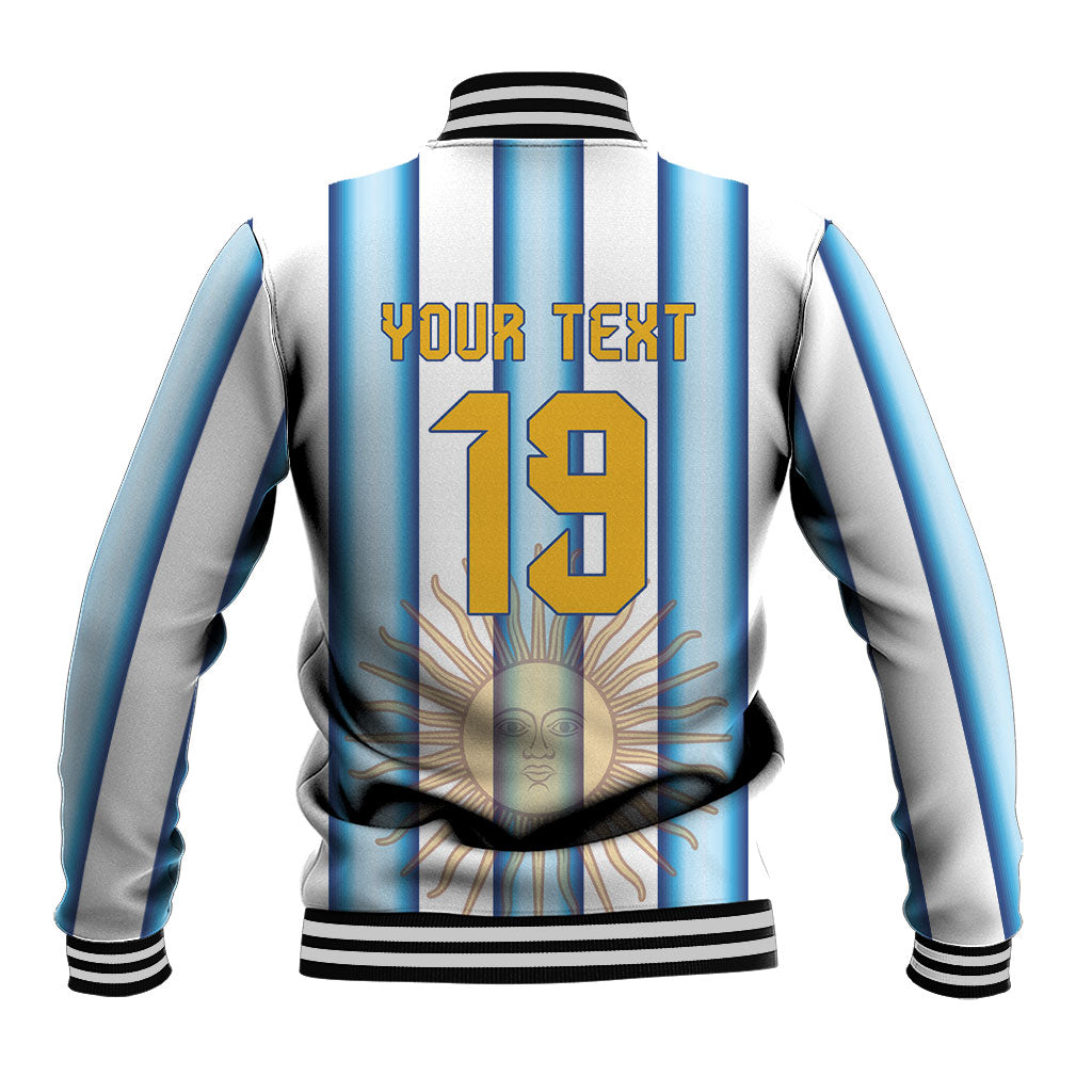 Custom Argentina Campeones Del Mundo 2026 Baseball Jacket Four Star World Champions Glory